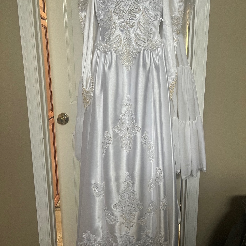 Wedding dress and accessories